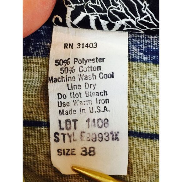 Kiks Top Womens Size 38 Multicolored Striped‎ Dolman Sleeves Retro Vintage - Picture 4 of 6